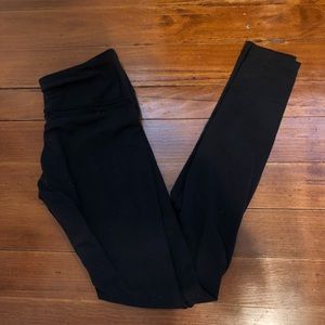 Black lululemon wonder under mid-rise